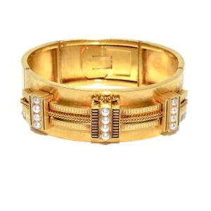 Antique Gold Cuff Bracelet