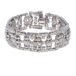 Diamond Art Deco Bracelet
