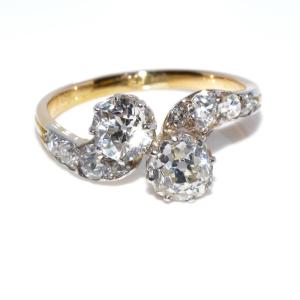 Toi Et Moi Diamond Ring
