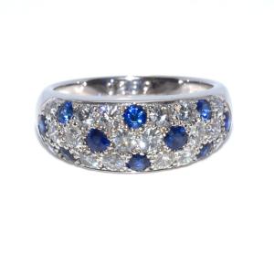 Diamond And Sapphire Ring