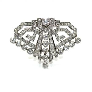 Art Deco Diamond Clip