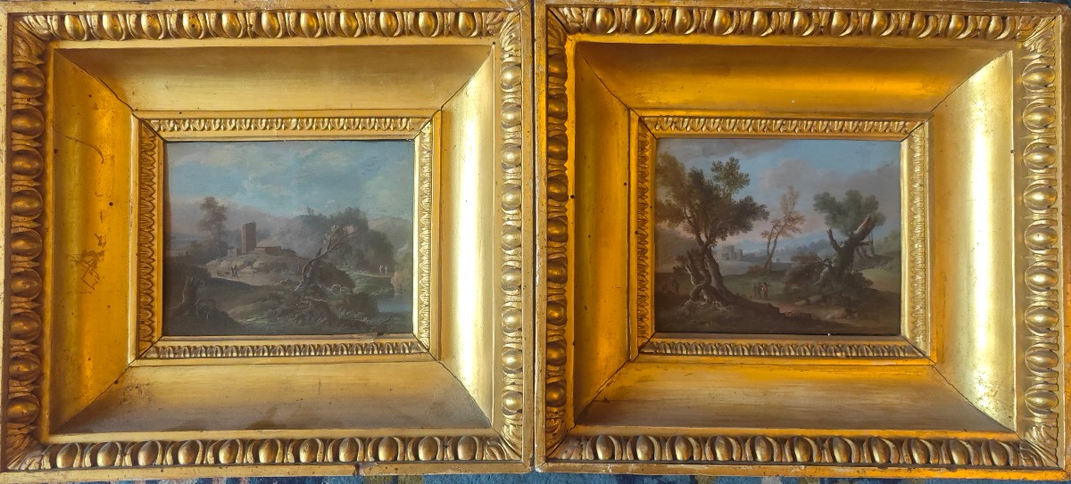 Coppia di paesaggi 