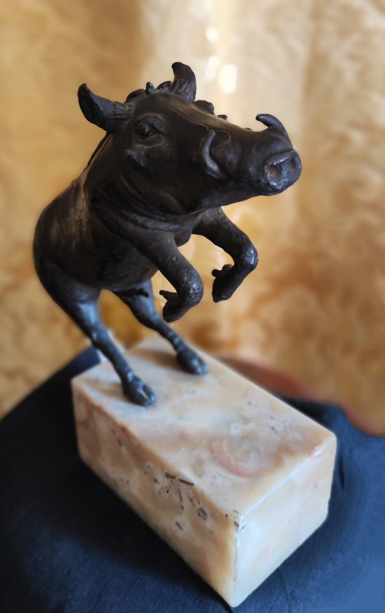 Cinghiale in bronzo -photo-1