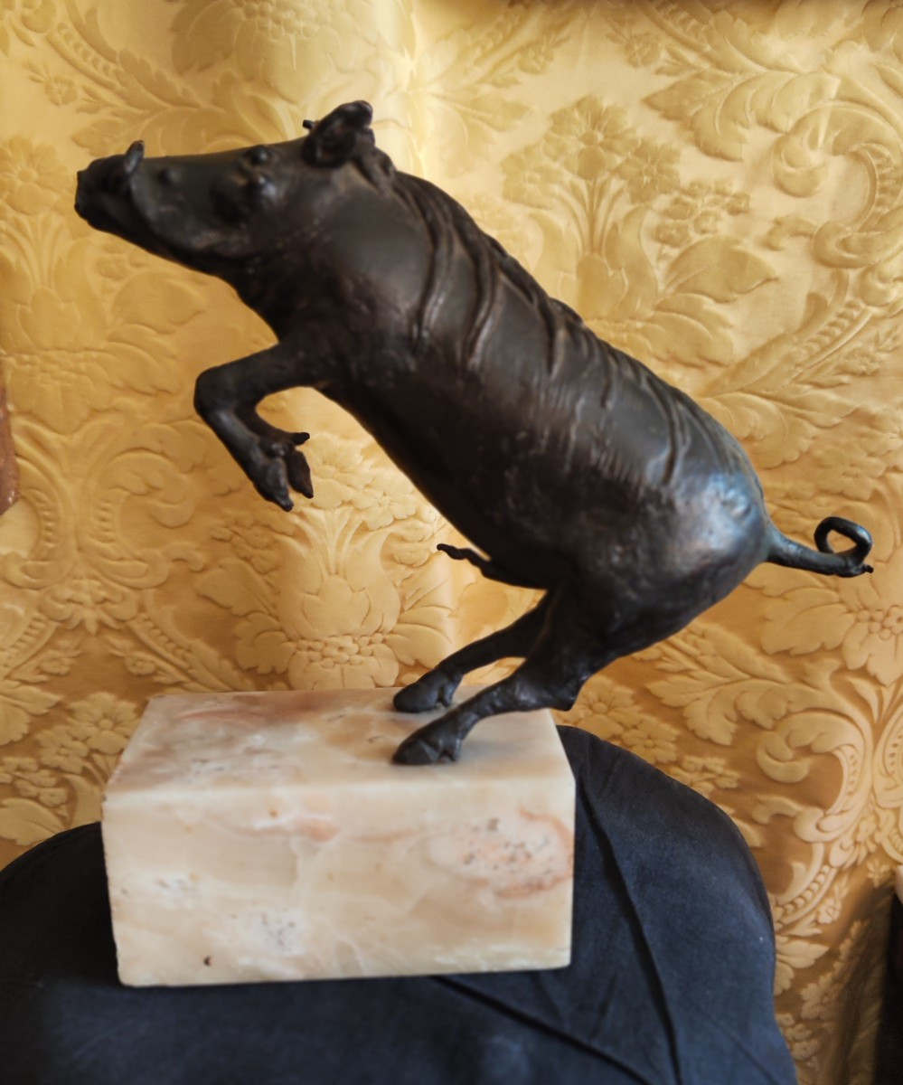 Cinghiale in bronzo 