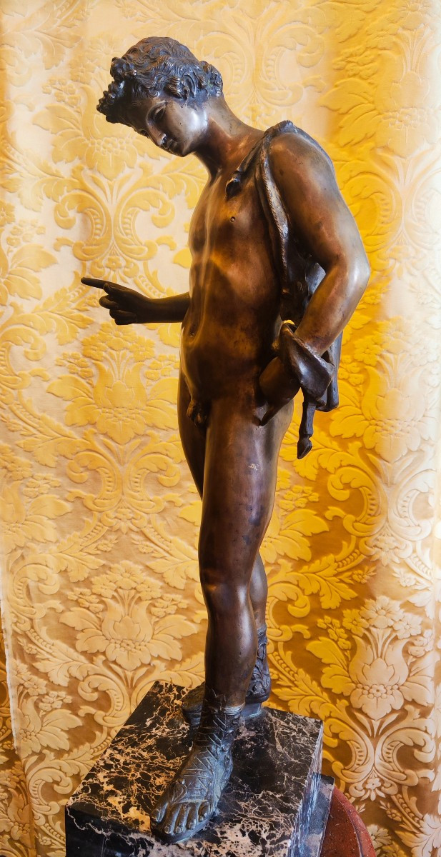 Grand tour  bronzo Narciso -photo-4