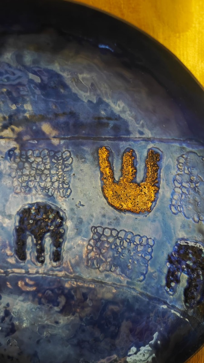 Coppa in rame smaltato atteibuita a Paolo De Poli-photo-2