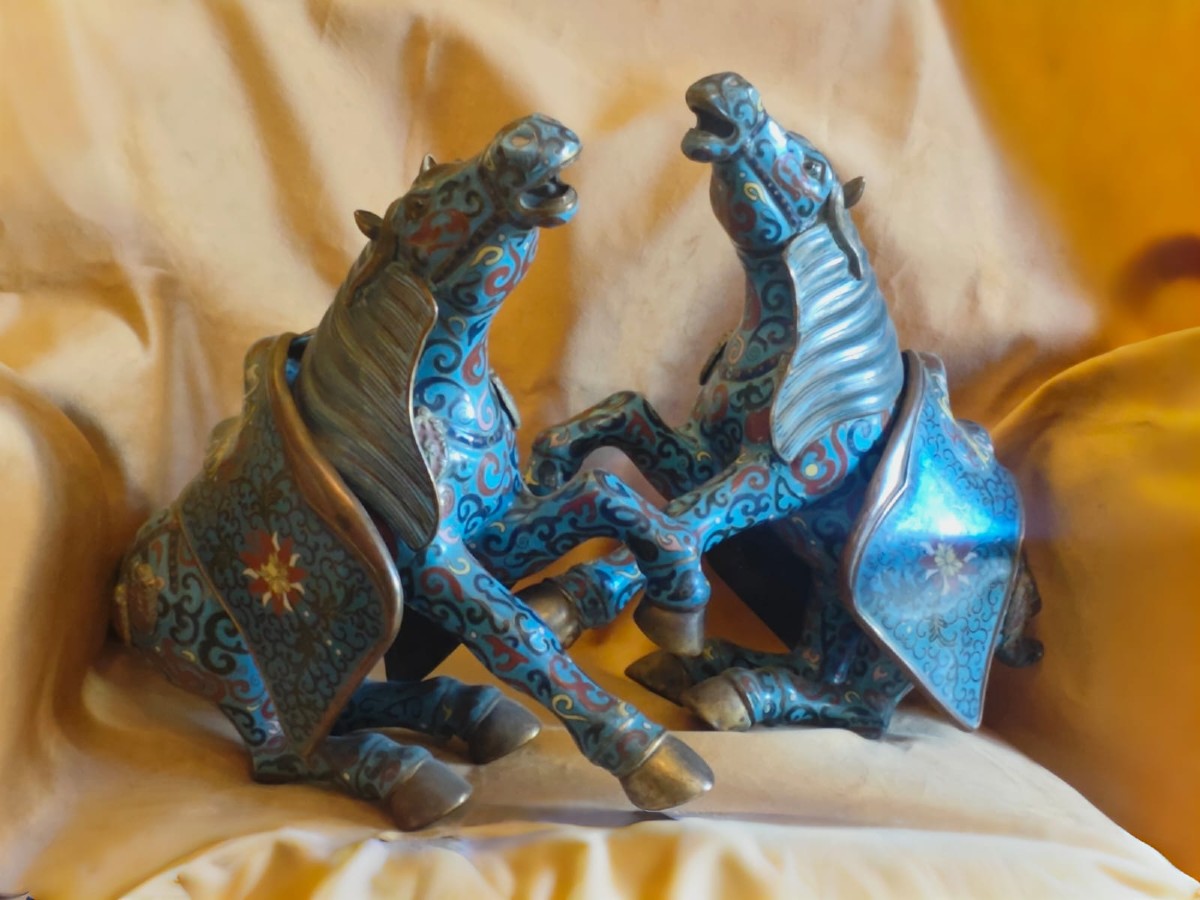 Coppia cavalli cinesi