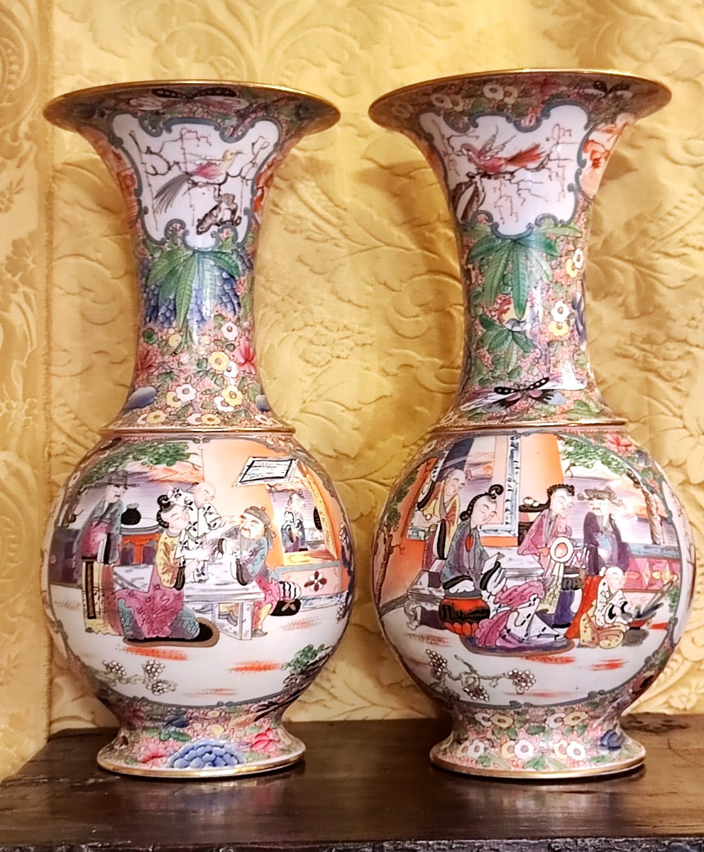 Coppia di vasi samson