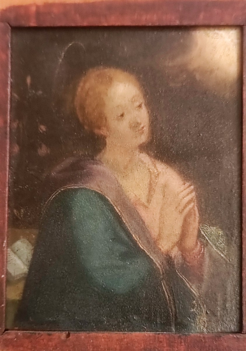 Dittico dipinto su rane-photo-3