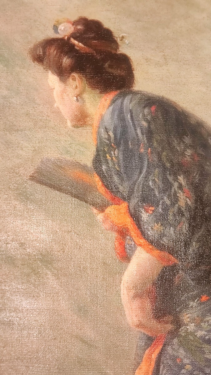 Donna in abito giapponese -photo-2