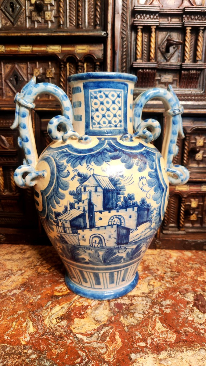 Coppia vasi Savonacoppia vasi savona, oggetti di grande decorazione -photo-3