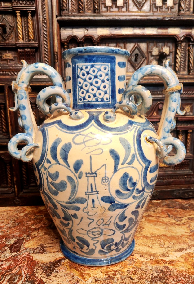 Coppia vasi Savonacoppia vasi savona, oggetti di grande decorazione -photo-1