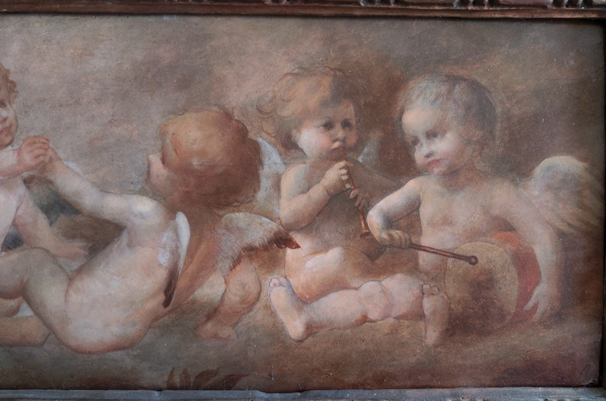 Angeli quadro su tavola-photo-2