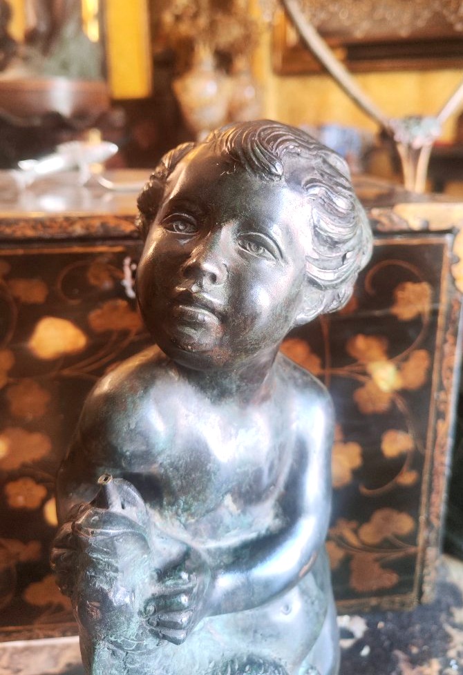 Piccola fontana in bronzo-photo-4