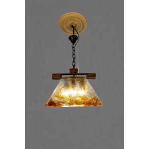 Italian Glass Pendant Light – 1960s