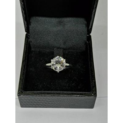 Solitaire Ring, Platinum, Diamond.