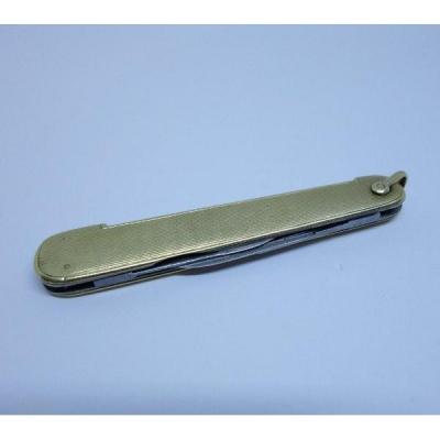 Small Gold Woman Pocket Knife.