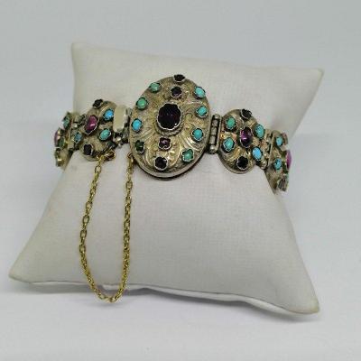 Austro-hungarian Silver / Vermeil Bracelet.