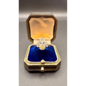 "toi Et Moi" Ring In White Gold And Diamonds – 1980s