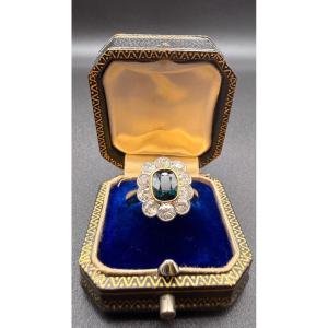 Art Deco Ring In 18-carat Yellow Gold