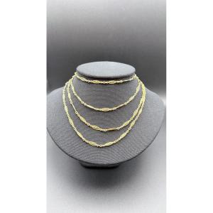 Sautoir In 18-carat Yellow Gold.