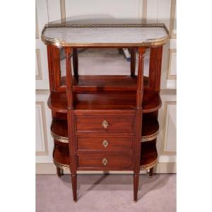Louis XVI Style Mahogany Serving Unit