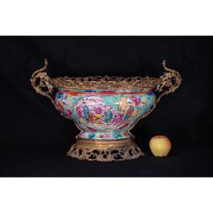 Bayeux Porcelain Cup, Bronze Mount