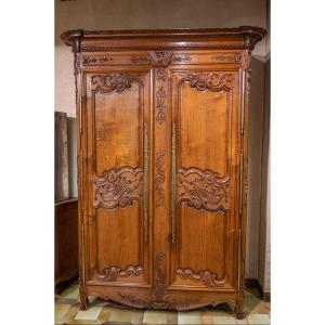 Norman Oak Wardrobe From The Bay Of Mont Saint Michel