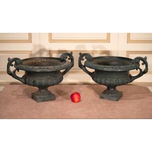 Pair Of Cast Iron Basins