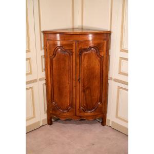 Louis XV Style Curved Corner Cabinet