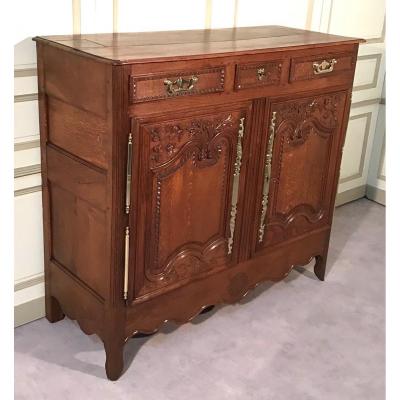 Buffet Bas Normand Du Bocage Virois, Oak, 19th