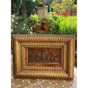 Copper Plate Painting 18th Triumph Of Flora