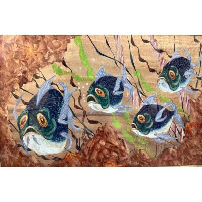 Painting On Copper 1947. Pierre Raffy