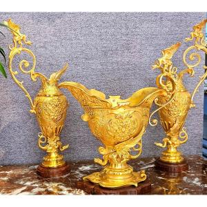 Important Gilt Bronze Trim