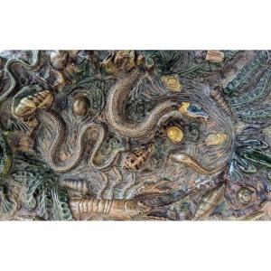 Follower Of Palissy Oval Dish