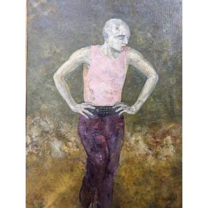 Large Painting Signed Calum Fraser