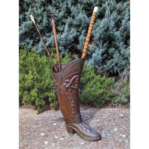 Boot Umbrella Stand/cane Holder