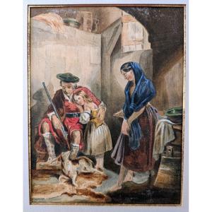 English Watercolor. Nineteenth Century