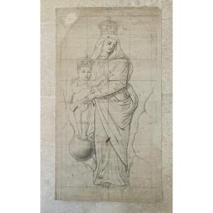 Drawing Our Lady Of Victories