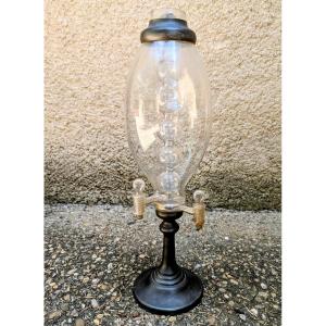Blown Glass Laboratory Fountain. Distillation 