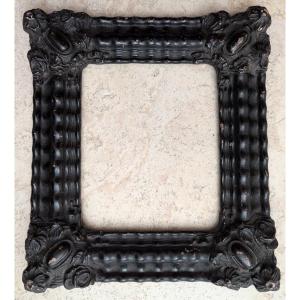 Napoleon III Blackened Wooden Photographic Frame