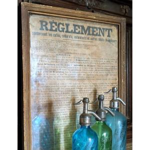 1925 Regulations Concerning Cafes, Cabarets, Estaminets