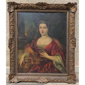Large Portrait Of A Woman Of Quality
