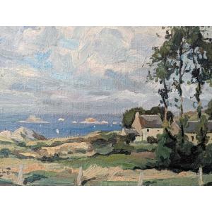 Breton Coastline By Michel Duché 