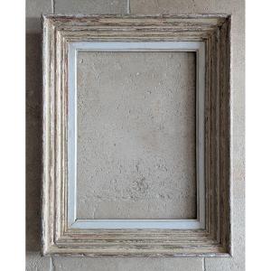 Molded And Patinated Wooden Channel Frame