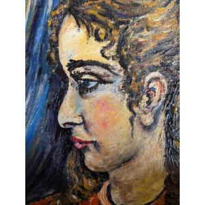 Portrait Of A Woman By Motia Mohrange 