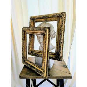 Pair Of Gilded Wooden Key Frames 