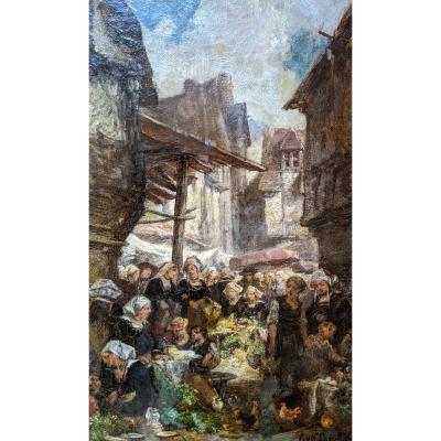 Painting Signed Auguste Constantin