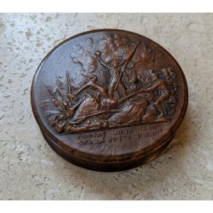 Box. Combat On The Butte Chaumont