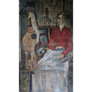 The Stylist, Seamstress In Her Workshop.